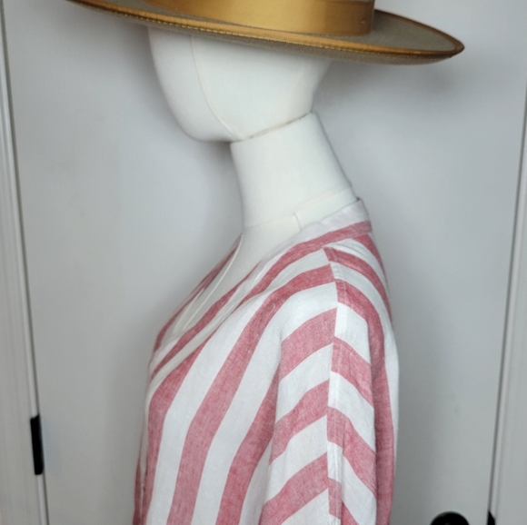 Rails Seville Striped Tie-Front Cropped Button-Down Size Medium - Picture 8 of 12